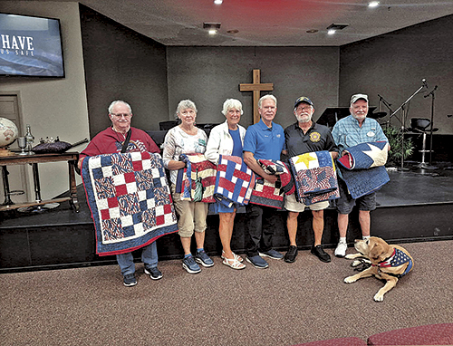 Veterans Day quilt ceremony held